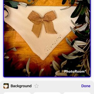 Fancy personalized dog bandanna